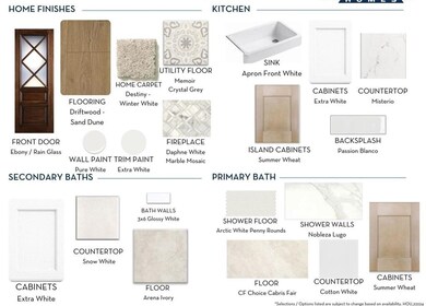 Beautiful hand selected designer finishes! Neutral