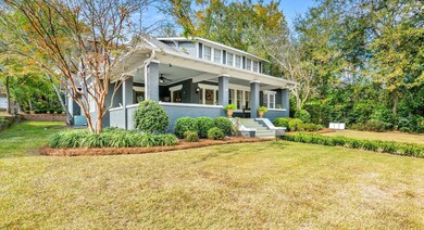 Mature landscaping