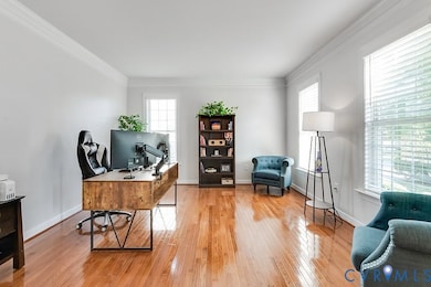 Can also be used as a Living Room - Newly Refinished Hardwood Floors, Crown Molding,