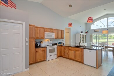 So much natural light in this large, open kitchen.