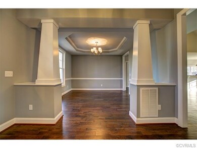 Looking into the formal dining room it's easy to a