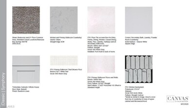 Design selections. This home is currently under co