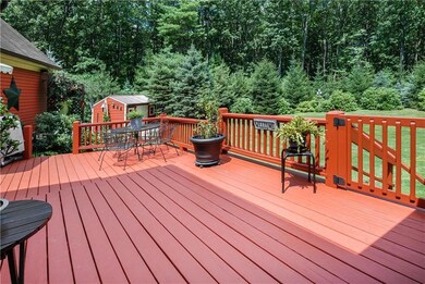 Deck Overlooking Private Fenced Back...