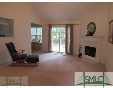 Living Room. Living room with sliding glass doors 