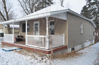 Exterior space with a porch