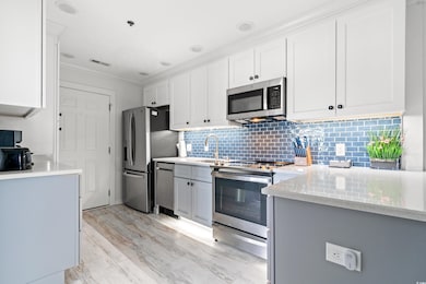 Modern kitchen featuring Cortec luxury vinyl tile 