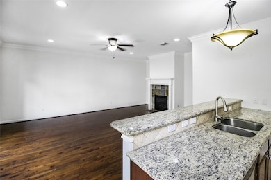 Expansive living room with elegant finishes and abundant natural light.