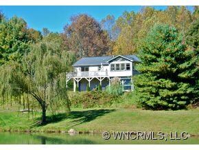 overlooking pond