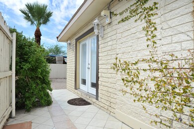 View of front door