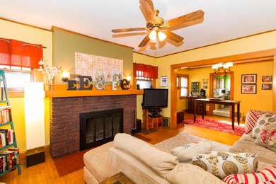 Living Room with Awesome Fireplace and Great Woodw