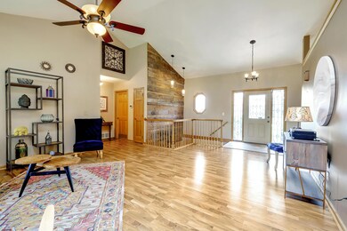 with vaulted ceilings