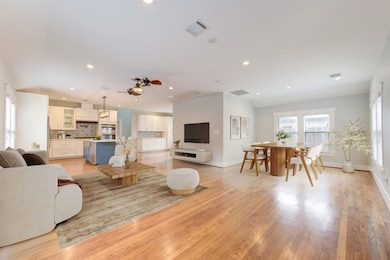 Open concept living area