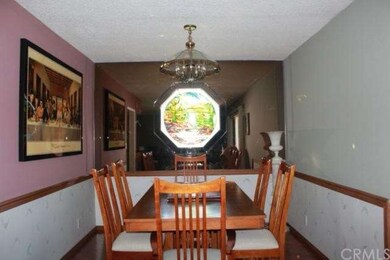 Formal Dining Room with Stained Glass Feature