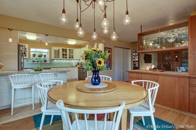 Open kitchen and dining