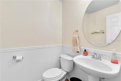 1/2 bath downstairs