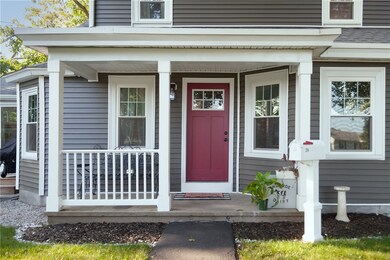 Front entrance and porch area
