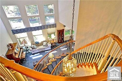 Dramatic Stairway with View