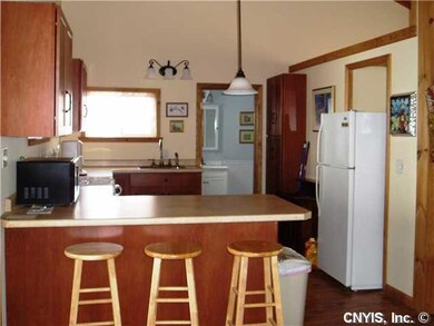 Kitchen. Early morning breakfast at the breakfast 