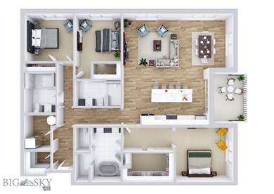 Renderings are to show floor plan only, not repres