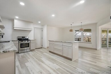Large Kitchen Open to Dining and Living