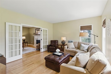 Living Room - hardwoods through out, flooded with