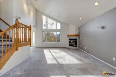 Living Room w/Vaulted Ceilings