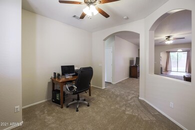 Octangular office or dining room
