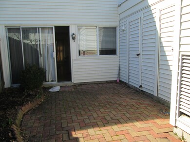 Private brick patio
