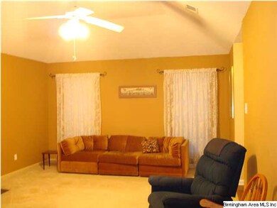 The Vaulted ceiling in the Great Room makes this s