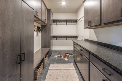 Mud room off garage