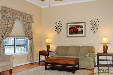 Living Room with real Hardwood Flooring, Ceiling f