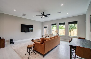 The family room is upgraded with a plentiful amoun