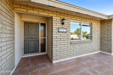 Front door & patio