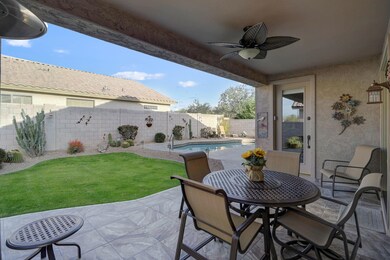 Back Patio Yard Pool