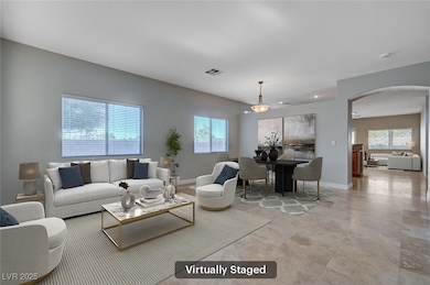Virtually Staged - Living and Dining Room