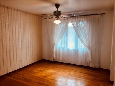 Dining room with Large Window overlooking the back