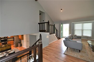 Front entrance and living room