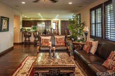 Custom fireplace in the family room