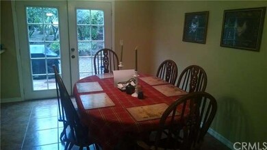 Large dining area off the kitchen with beautiful t