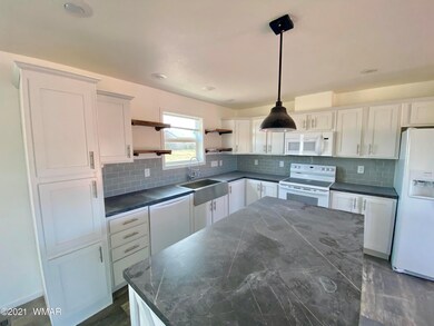 Kitchen with island