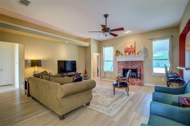 Downstairs living area.