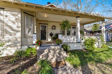 Welcoming front door.