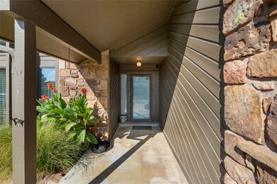 A covered porch welcomes you and your guests