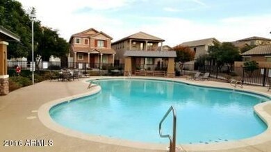 Community pool across the street picture