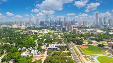 Bird's eye view of a skyline view