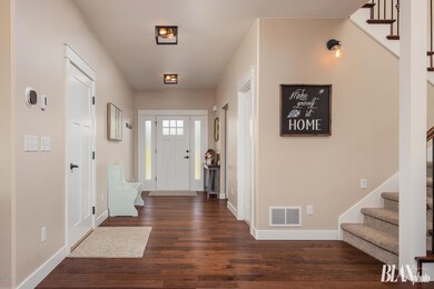 Interior front entry