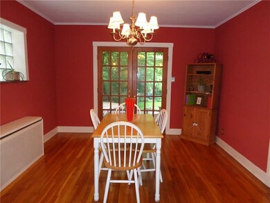 Dining Room- French doors lead to rear patio