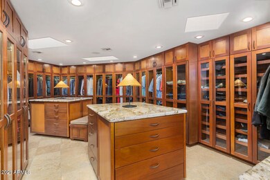 Master Closet with built-ins
