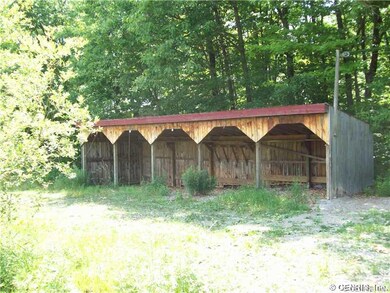 Exterior Front. Storage next to Cabin