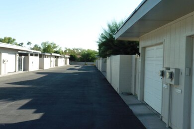 Rear alley to garage